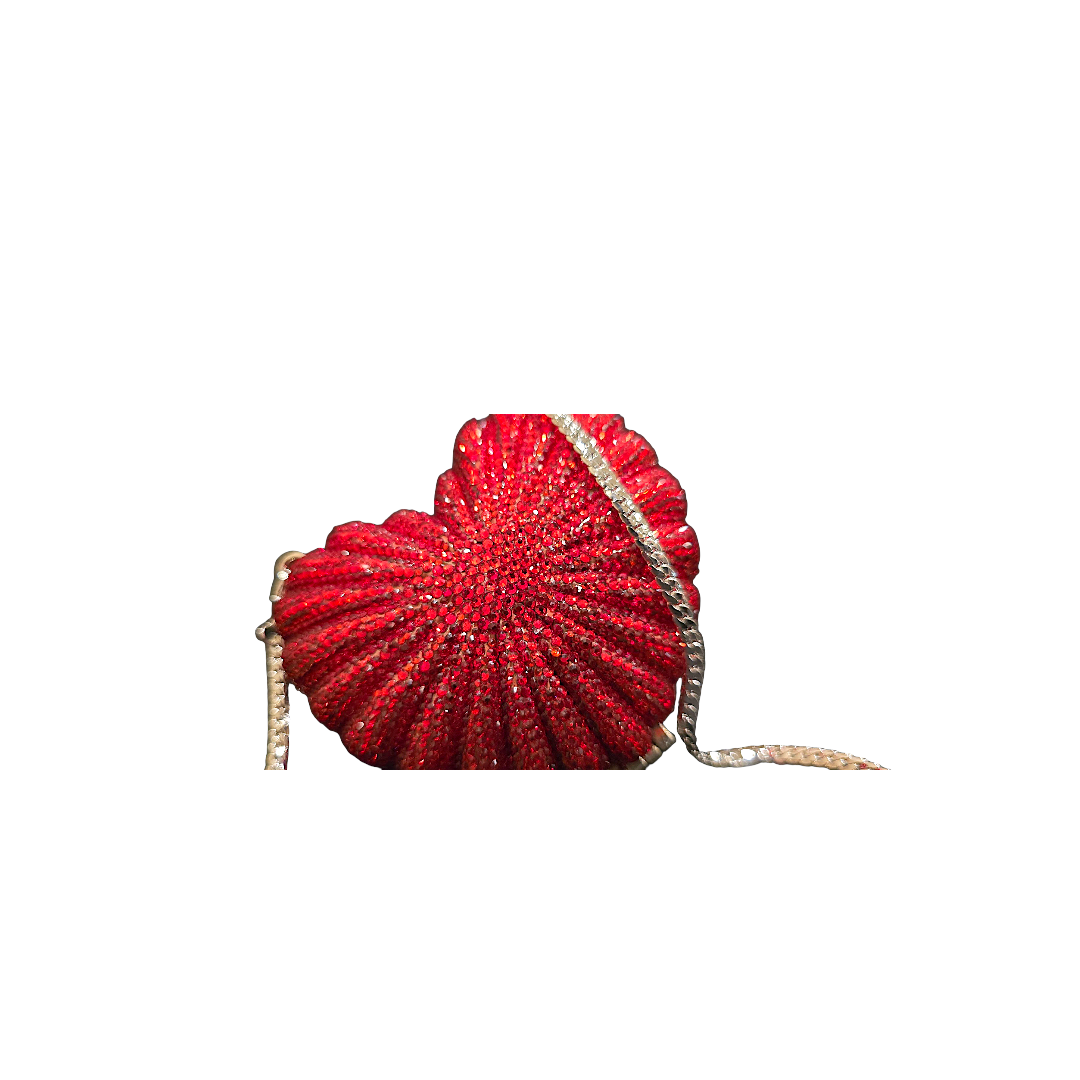 Mini Heart Swarovski Clutch