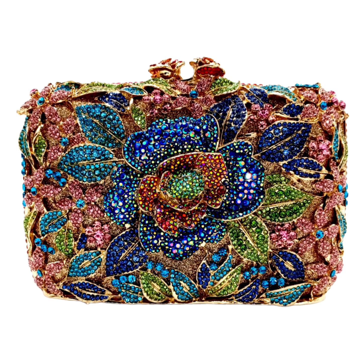 Timelessly elegant bridal clutch with intricate embellishments, combining beauty and functionality to perfectly complement the bride’s outfit on her special day