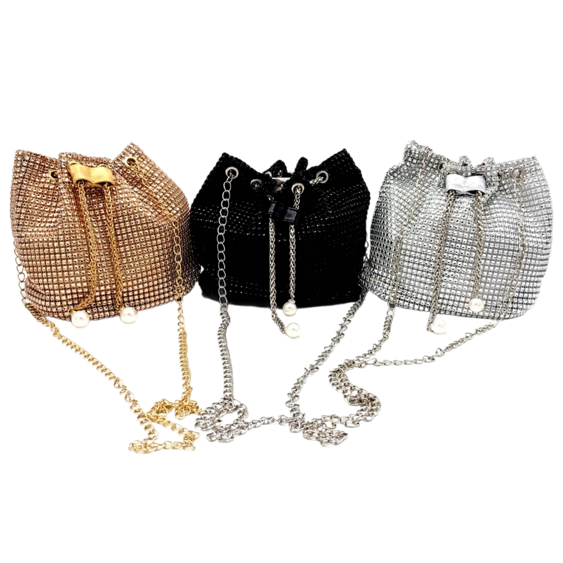 Stylish Bling Bucket Handbags - Fashion Vogue 