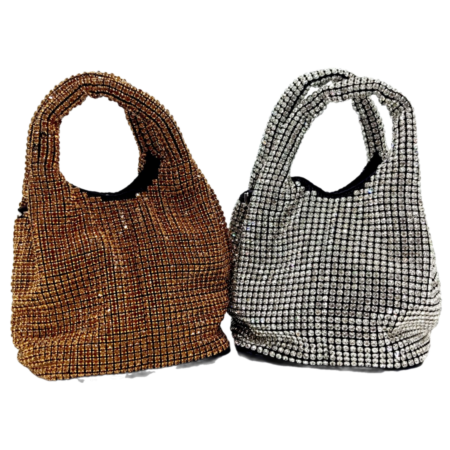 Elegant Bling Basket Handbag - Fashion Vogue 