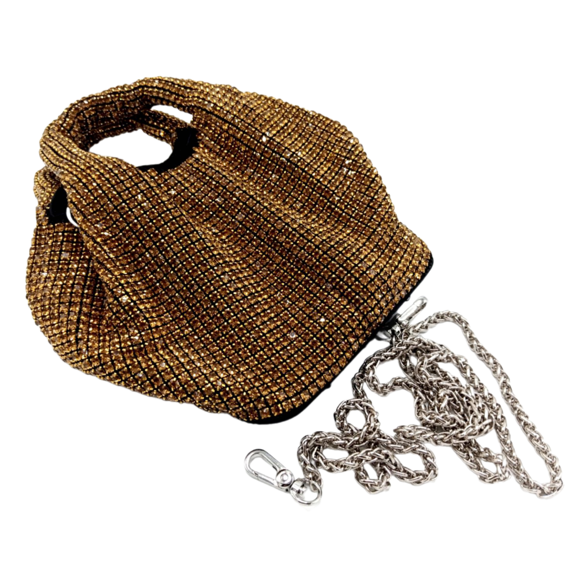 Elegant Bling Basket Handbag - Fashion Vogue 