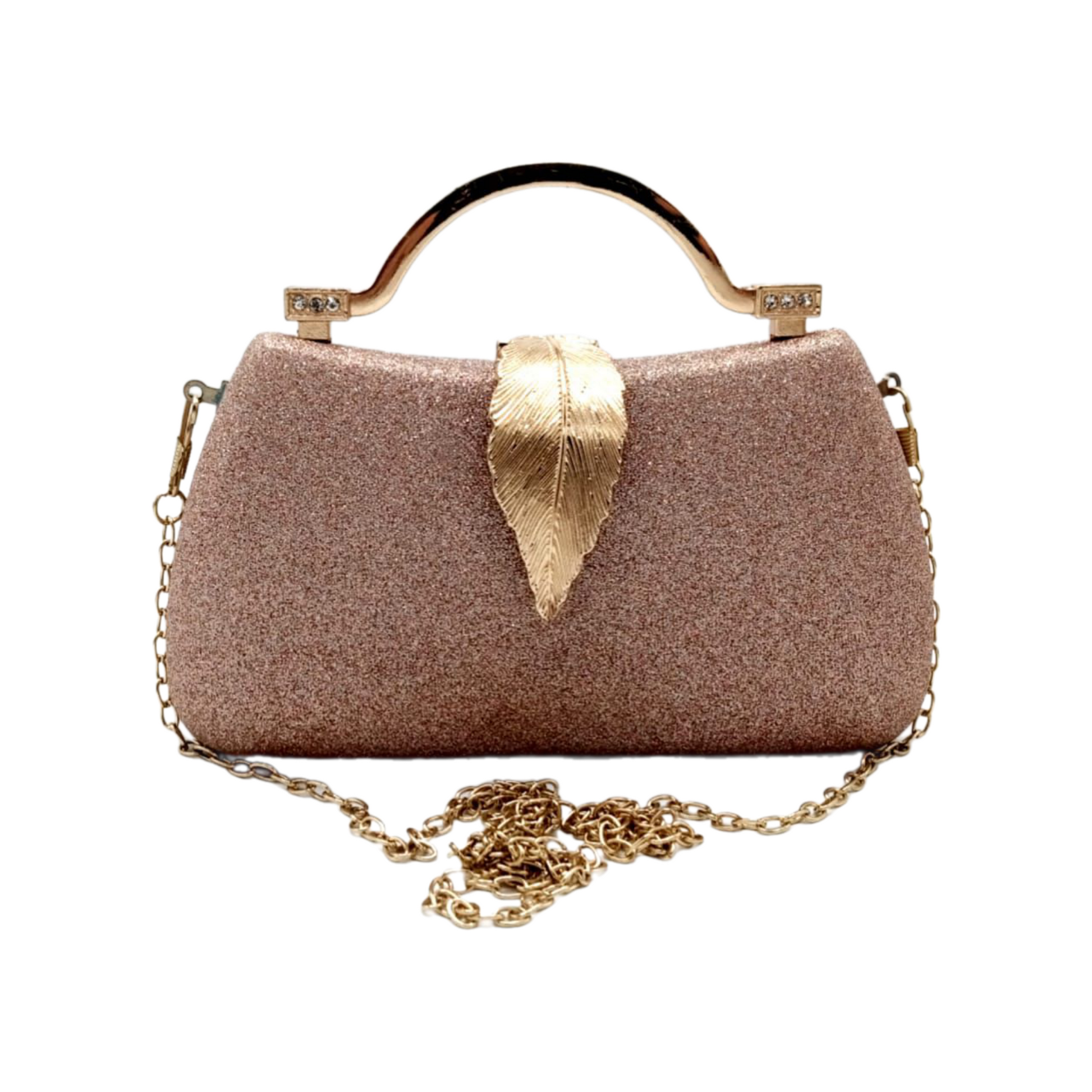 Classic Evergreen Leaf Clutch - Fashion Vogue 