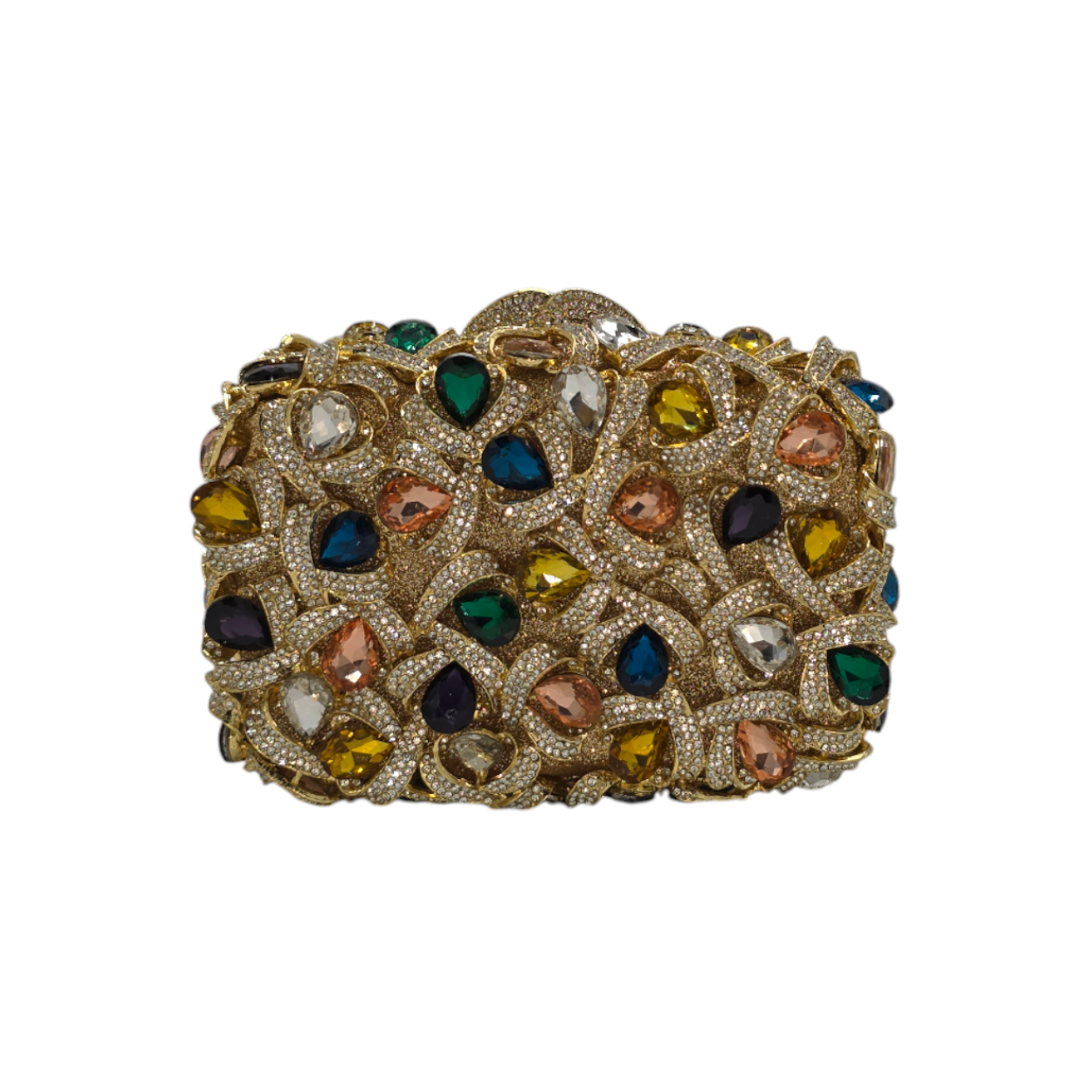 Beautiful Multi Bridal Clutch - Fashion Vogue 