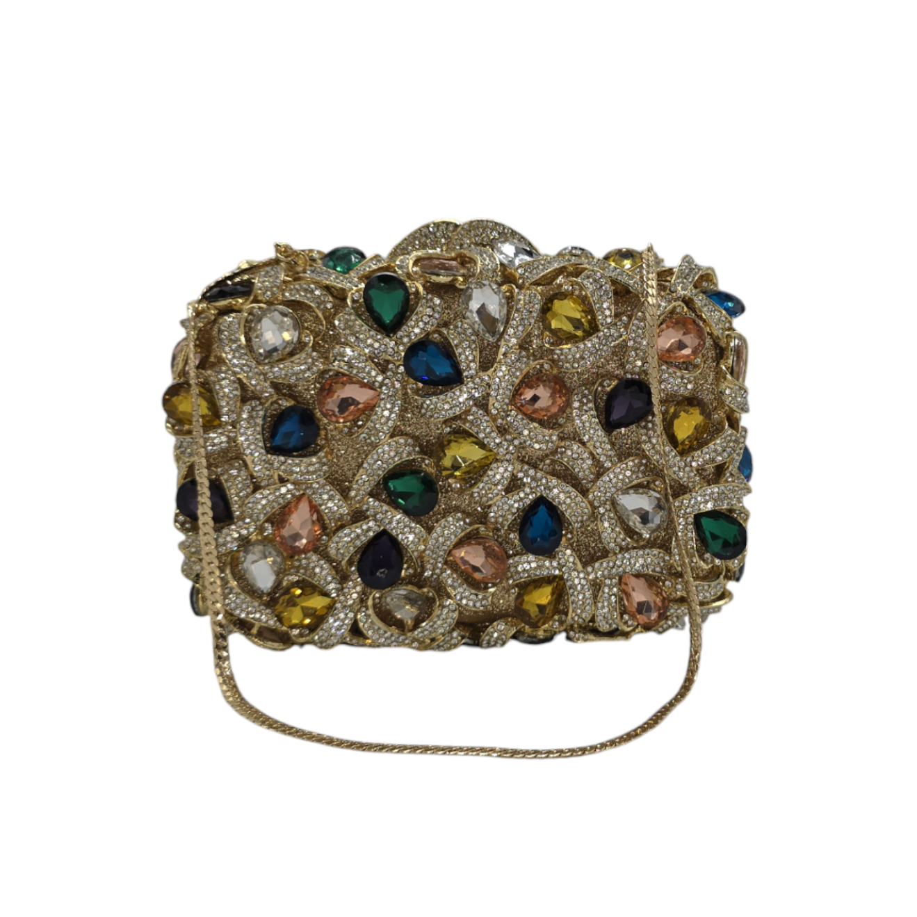 Beautiful Multi Bridal Clutch - Fashion Vogue 
