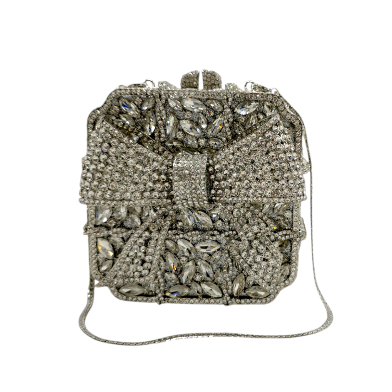 Bow Styled Box Clutch - Fashion Vogue 