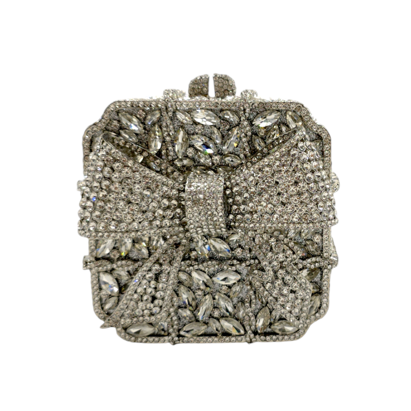 Bow Styled Box Clutch - Fashion Vogue 
