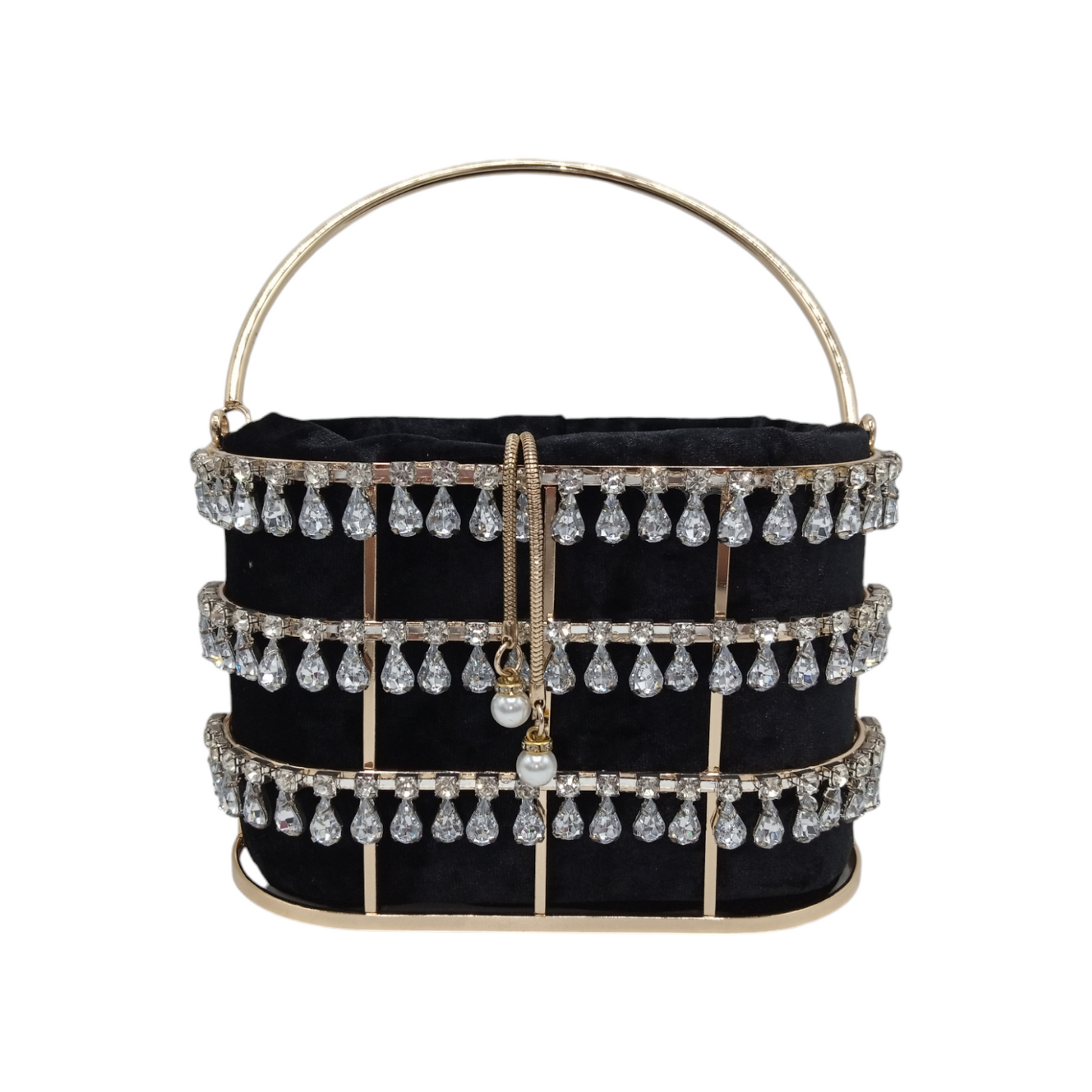 Stunning Cage Clutch Bag - Fashion Vogue 