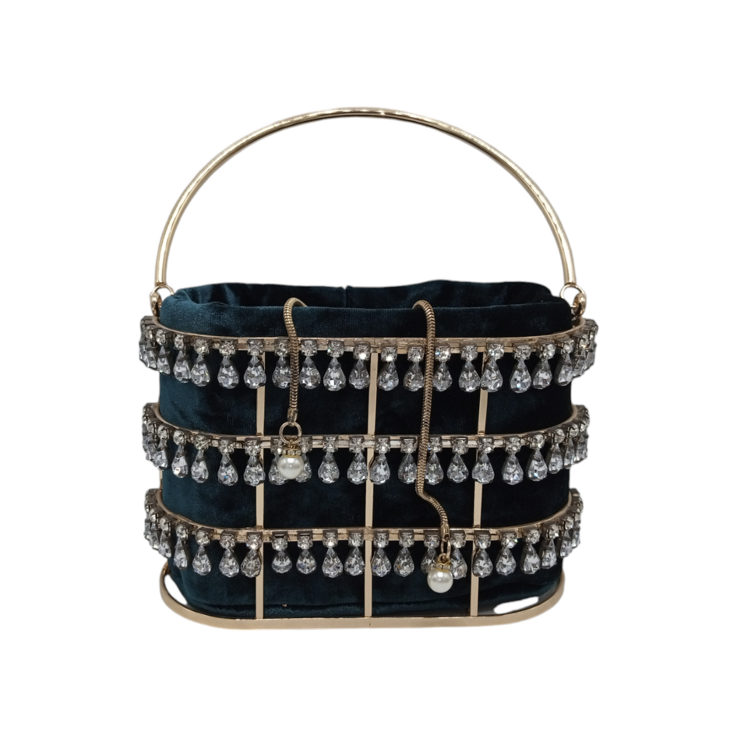 Stunning Cage Clutch Bag - Fashion Vogue 