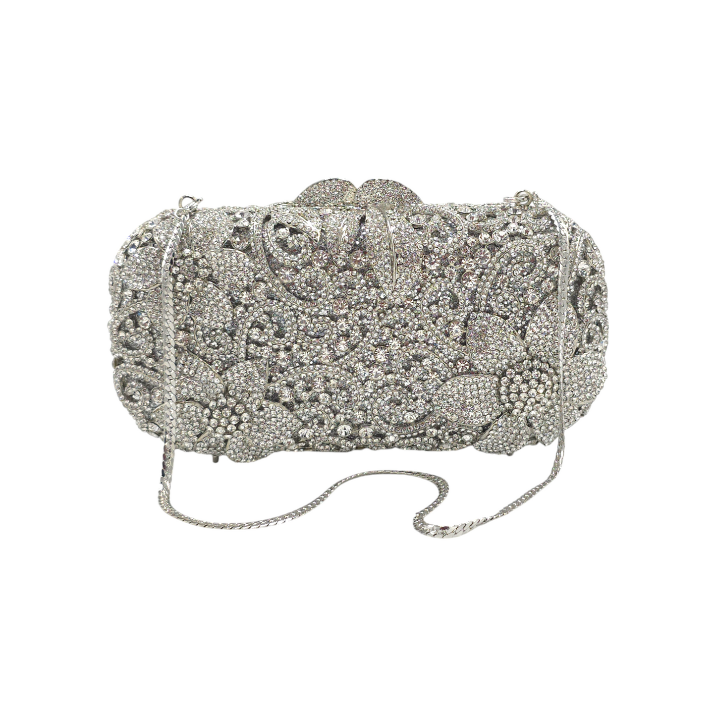 Elegant Floral Bridal Clutch - Fashion Vogue 