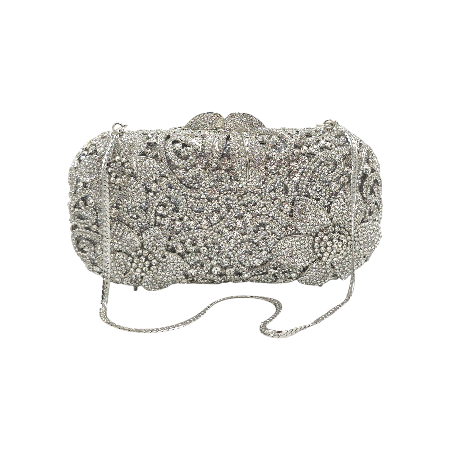 Elegant Floral Bridal Clutch - Fashion Vogue 