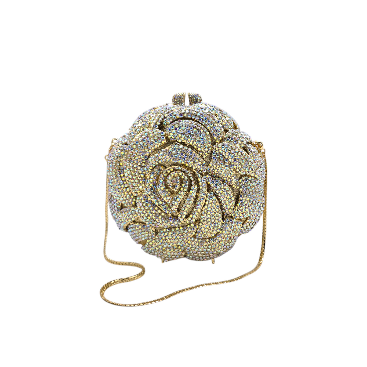 Exquisite Round Flower Clutch - Fashion Vogue 