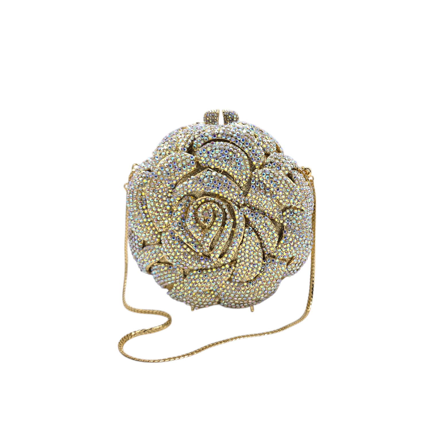 Exquisite Round Flower Clutch - Fashion Vogue 