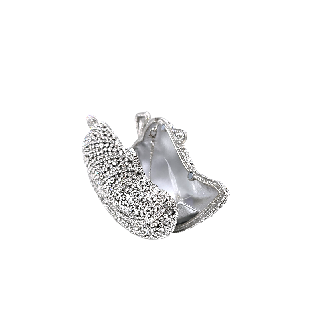 Crystal Leaf Clutch - FH06 - Fashion Vogue 