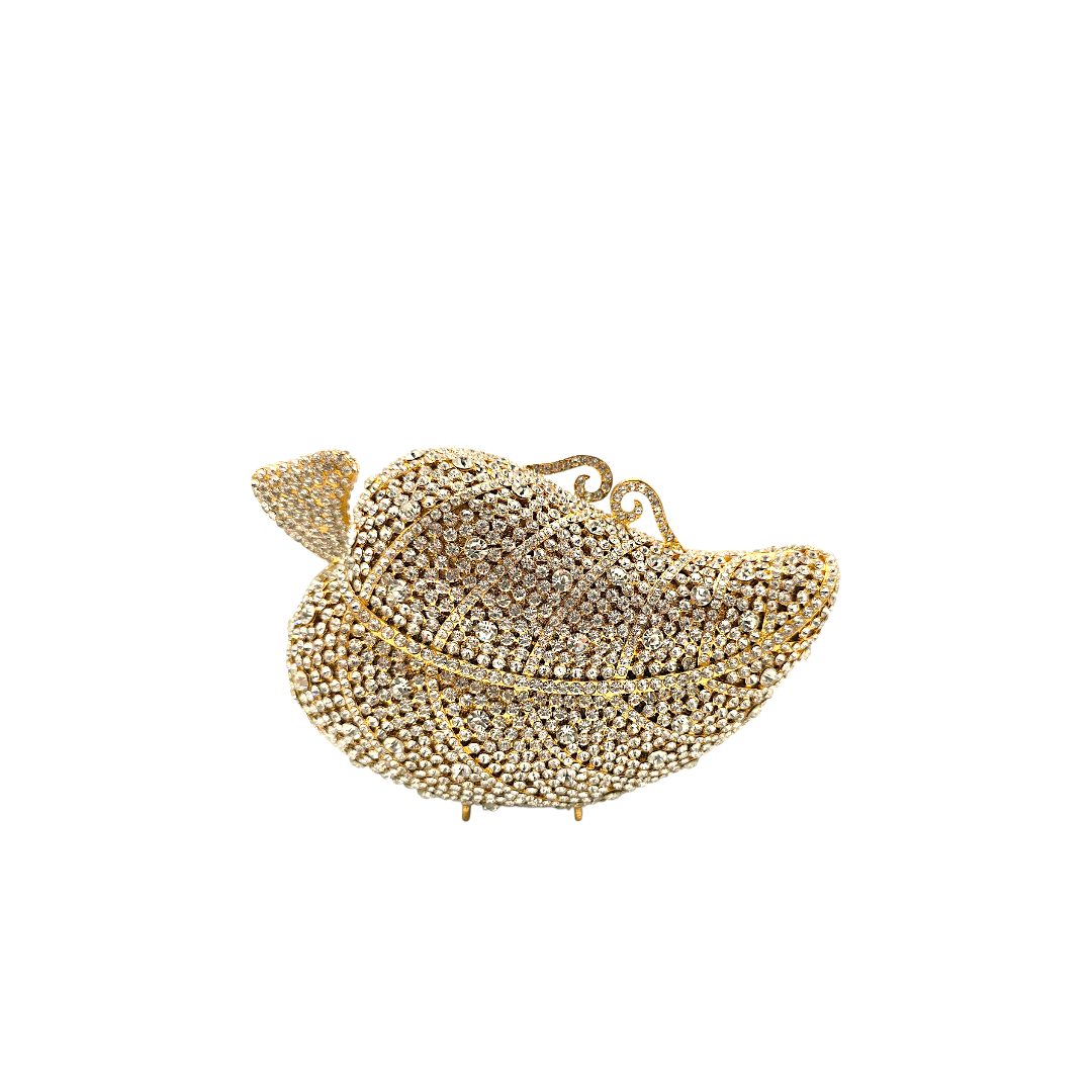 Crystal Leaf Clutch - FH06 - Fashion Vogue 