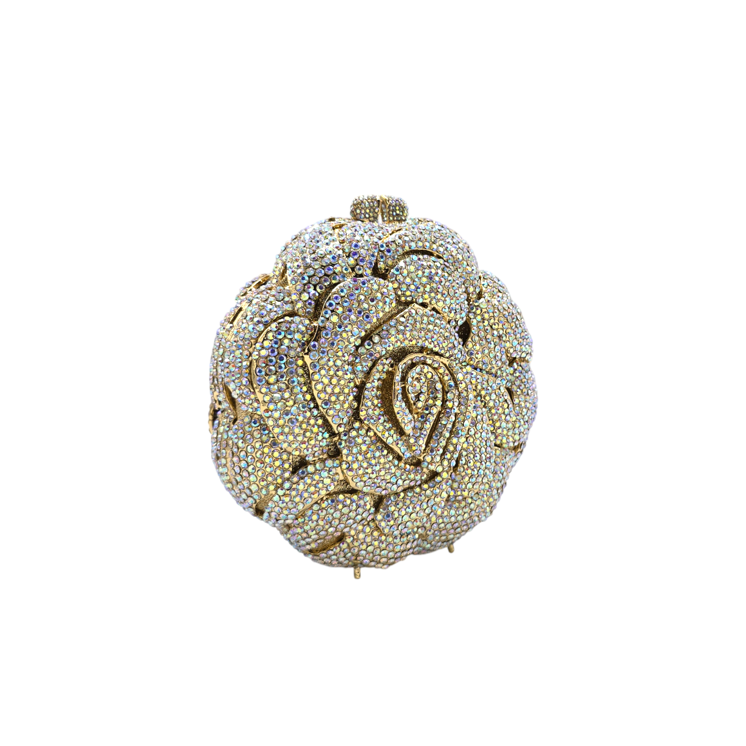 Exquisite Round Flower Clutch - Fashion Vogue 