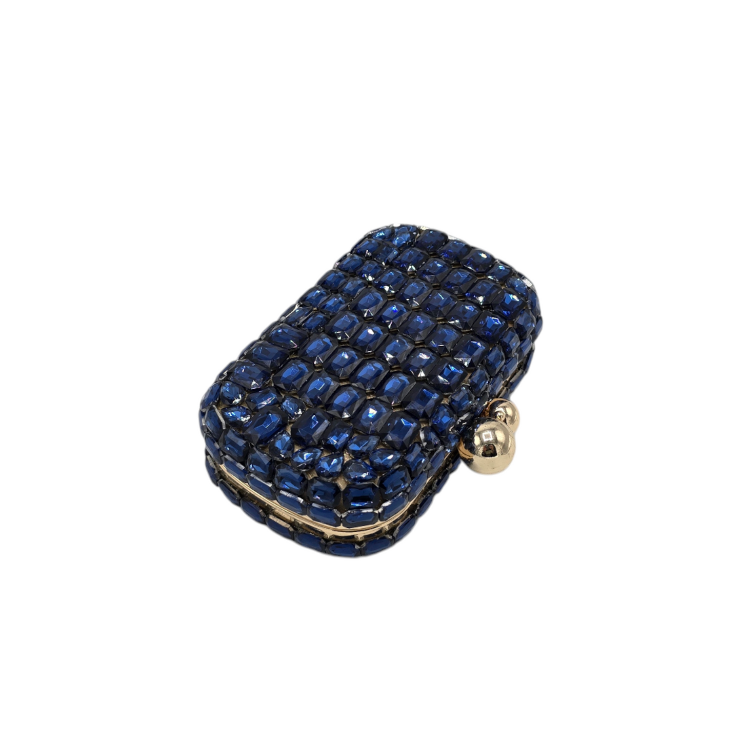 Blue Glass Stone Clutch - Fashion Vogue 
