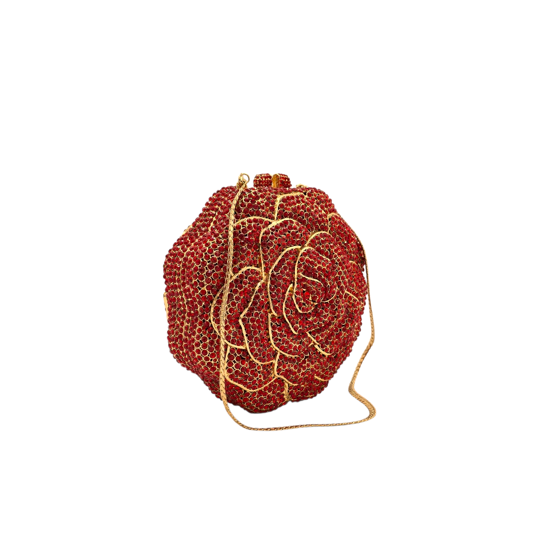 Mesmerizing Rose Clutch - AH003-0814 - Fashion Vogue 