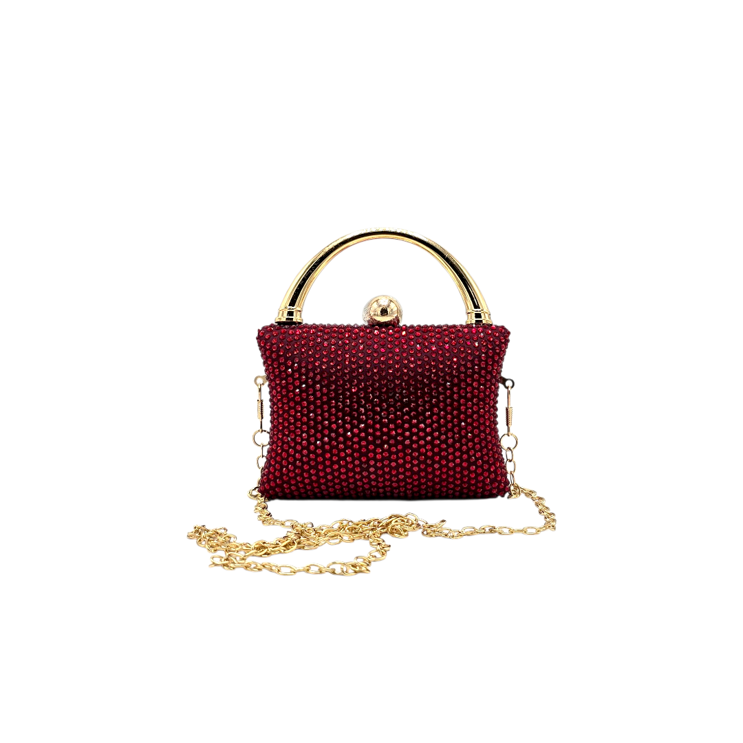 Mini Rhinestone Clutch - Fashion Vogue 