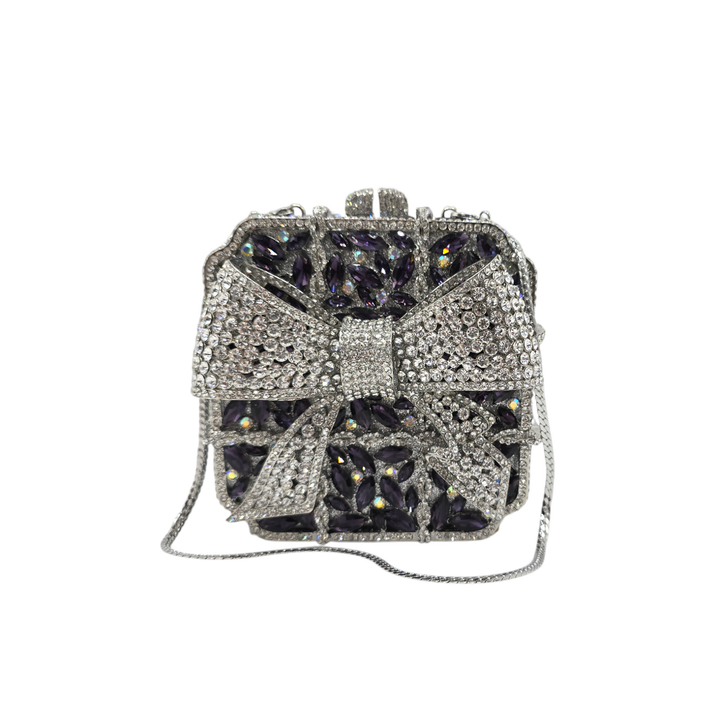Bow Styled Box Clutch - Fashion Vogue 