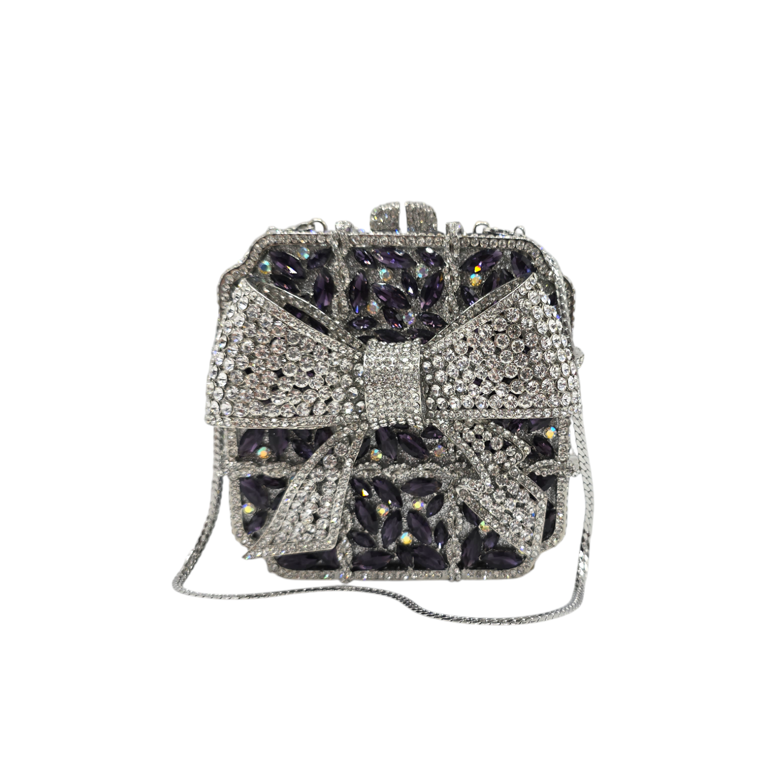 Bow Styled Box Clutch - Fashion Vogue 
