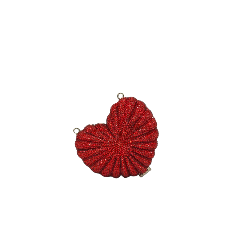 Mini Heart Swarovski Clutch 
