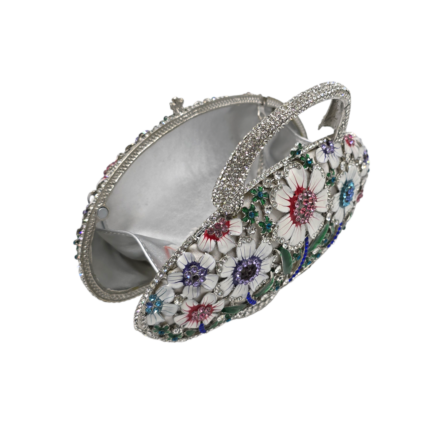 Stylish Flower Basket Clutch - Fashion Vogue 