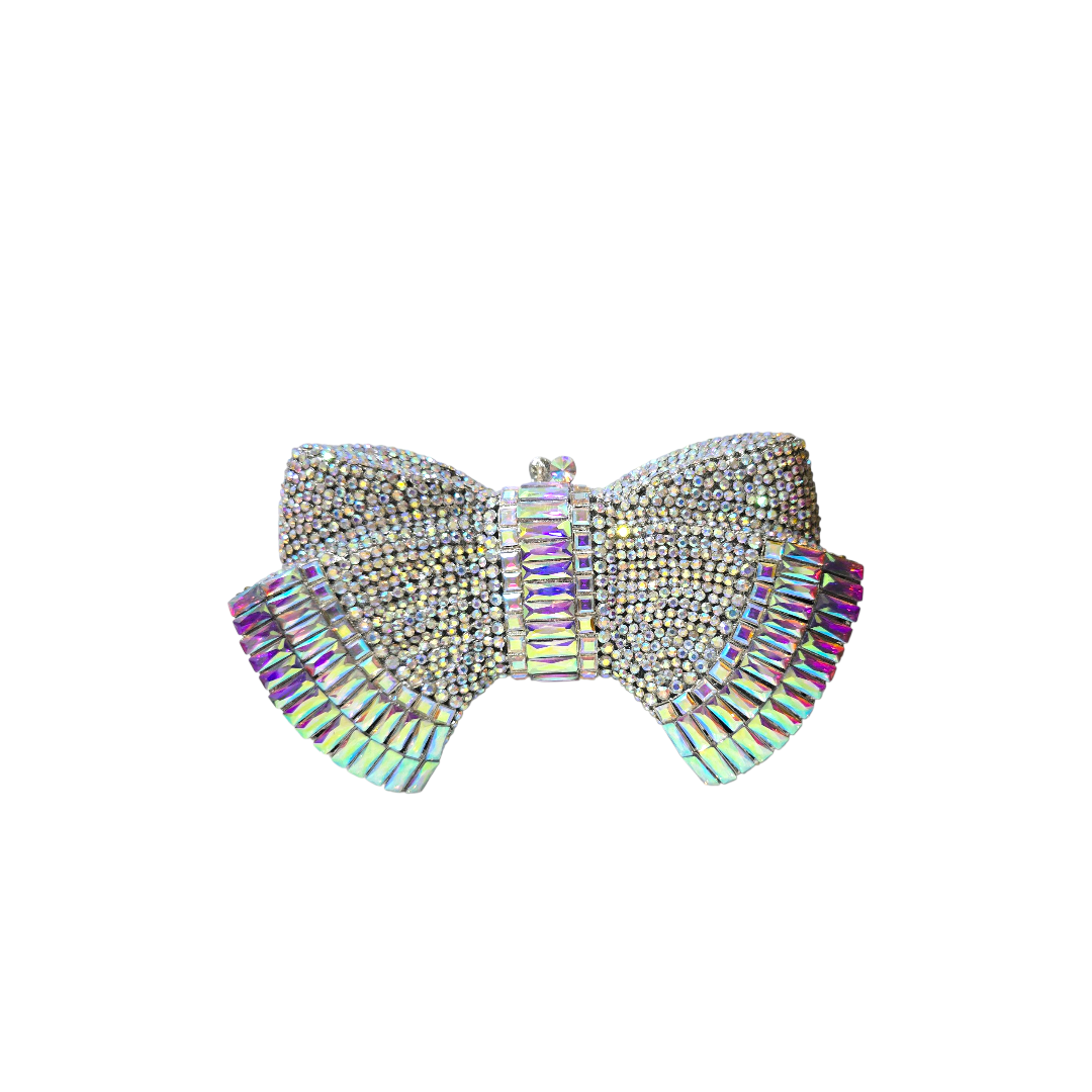 Crystal Bow Clutch -1899 - Fashion Vogue 