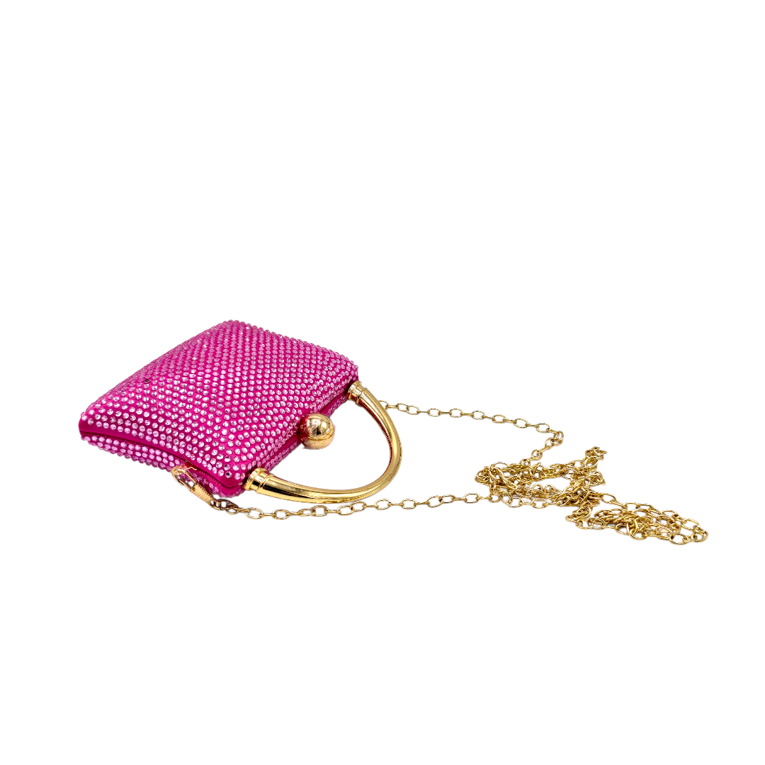 Mini Rhinestone Clutch - Fashion Vogue 