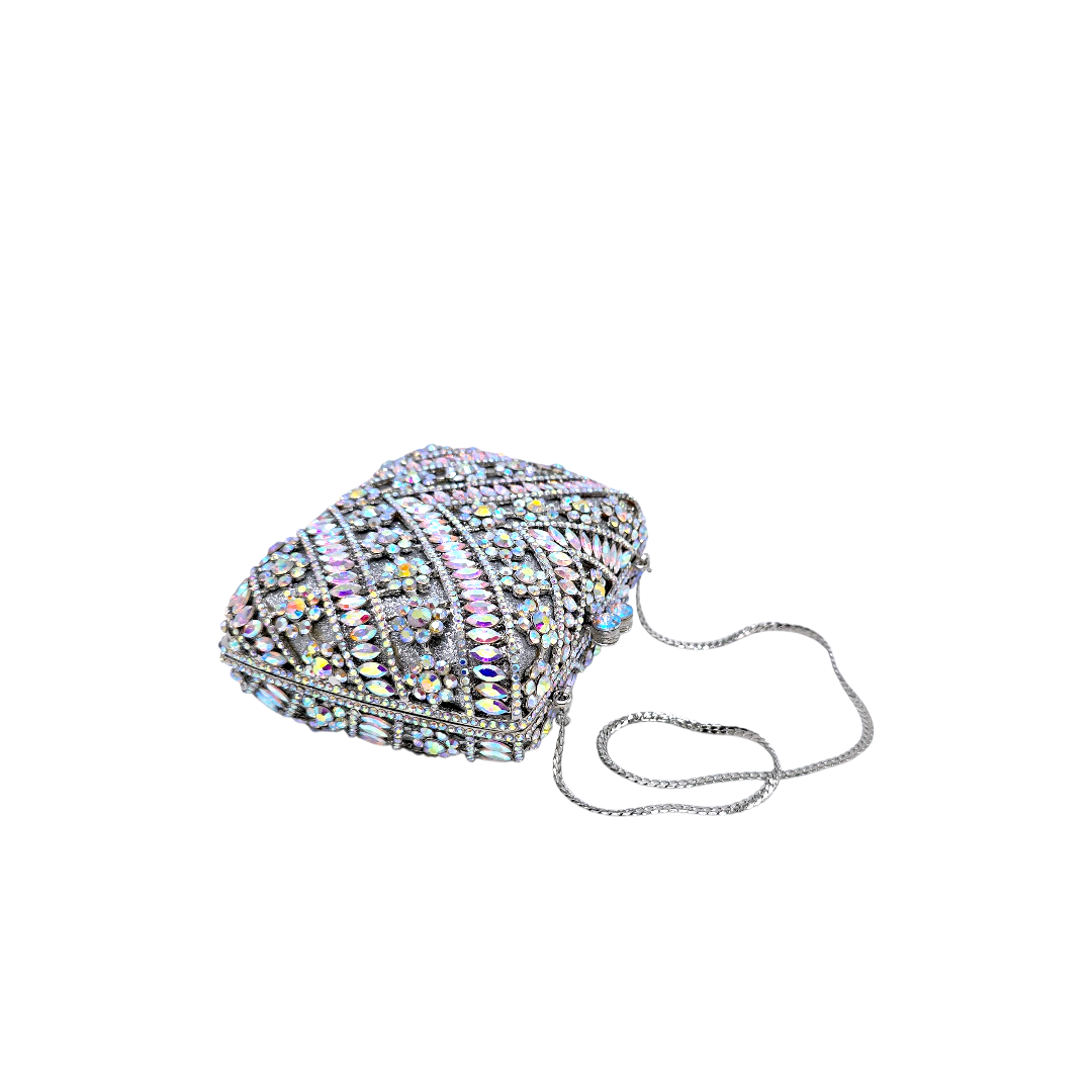 Elegant Embellished Crystal Clutch - FH03 - Fashion Vogue 