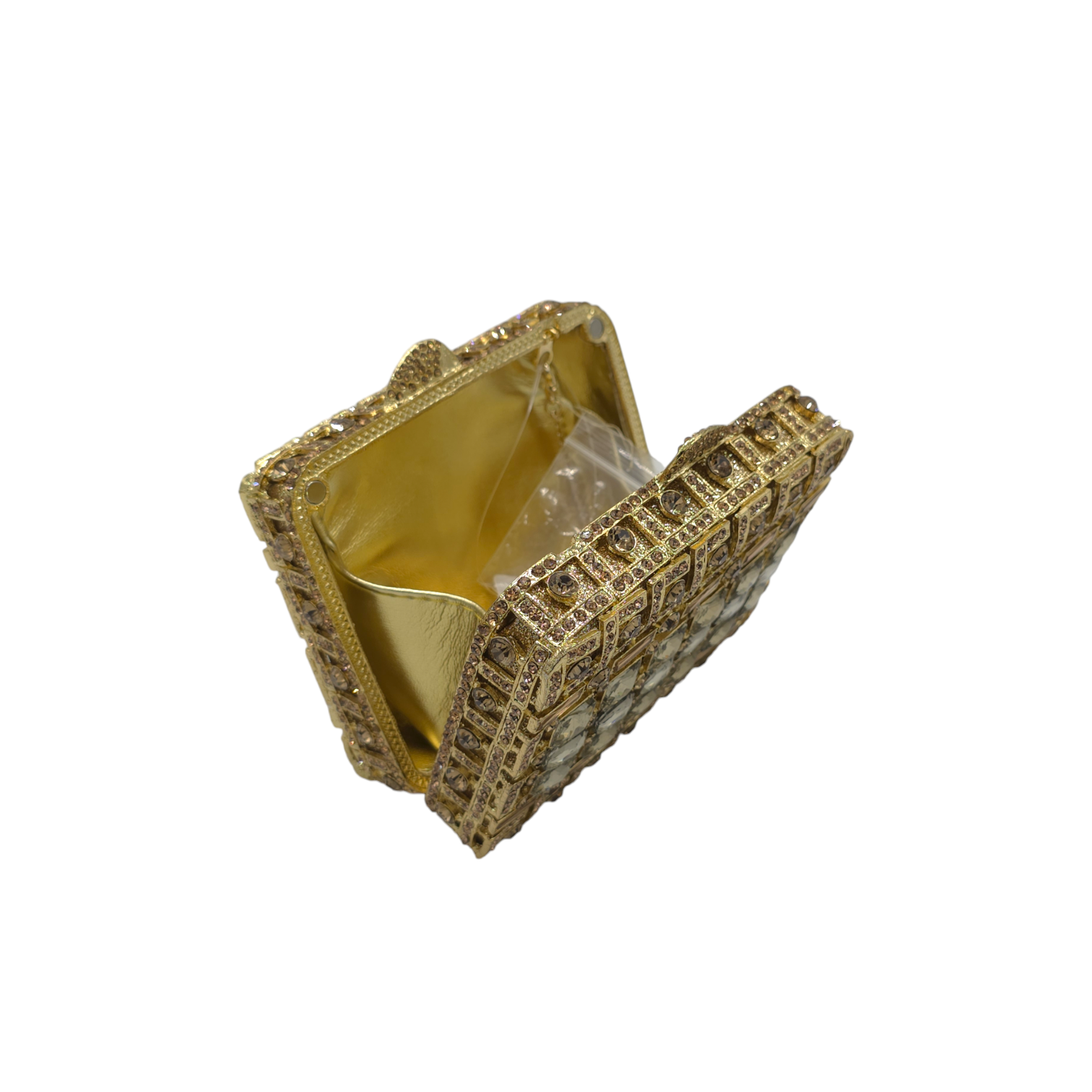 Crystal Square Clutch - Fashion Vogue 