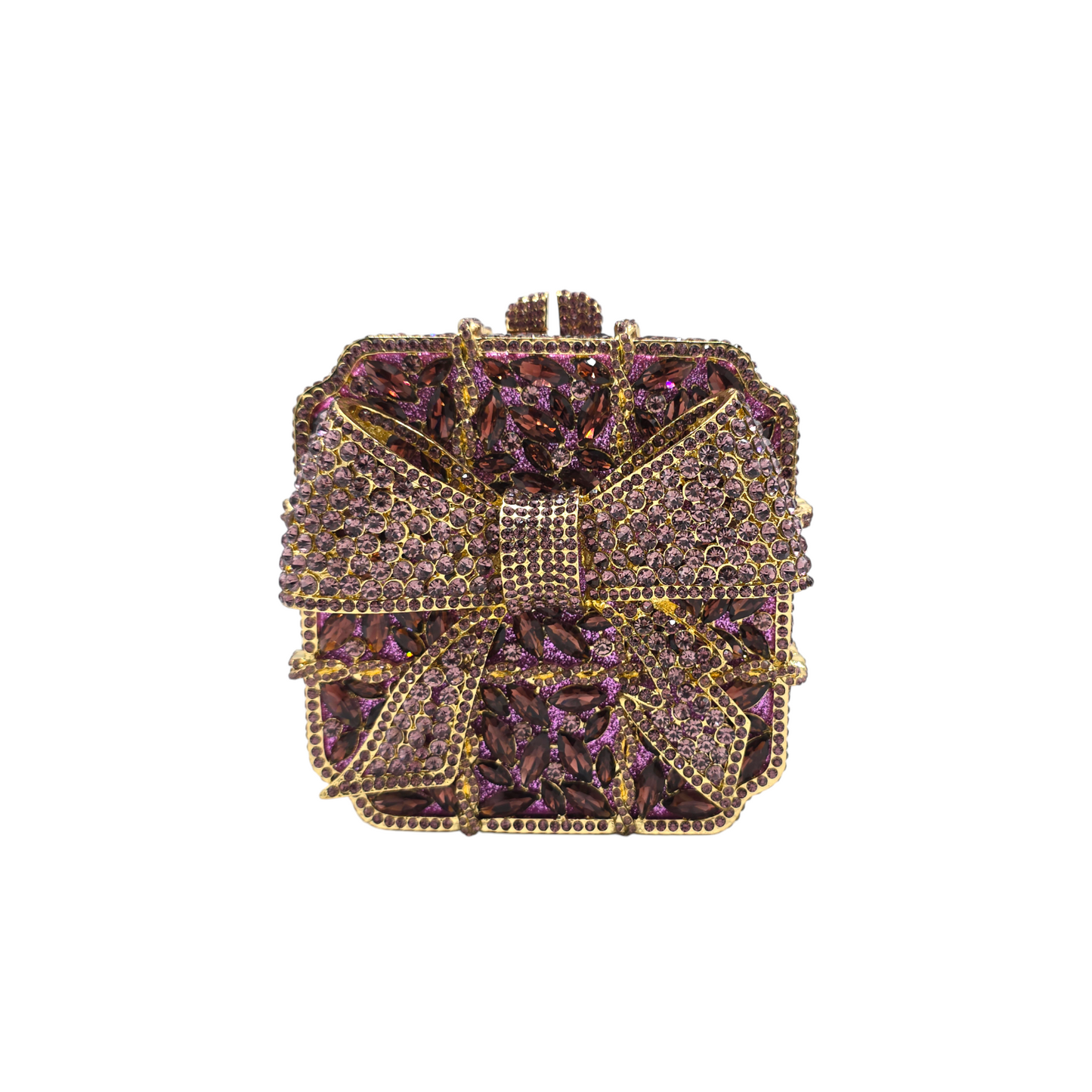 Bow Styled Box Clutch - Fashion Vogue 