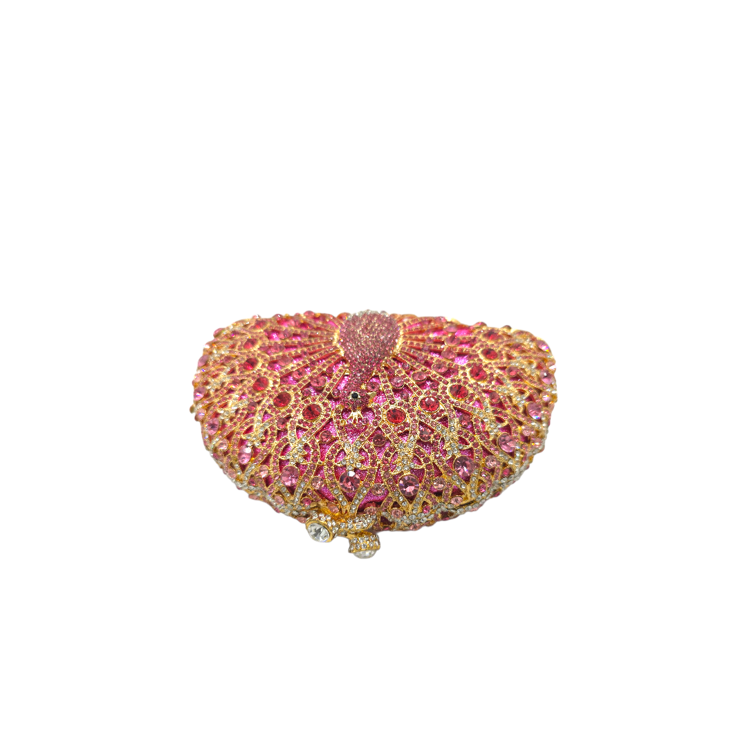 Dazzling Peacock Clutch - Fashion Vogue 