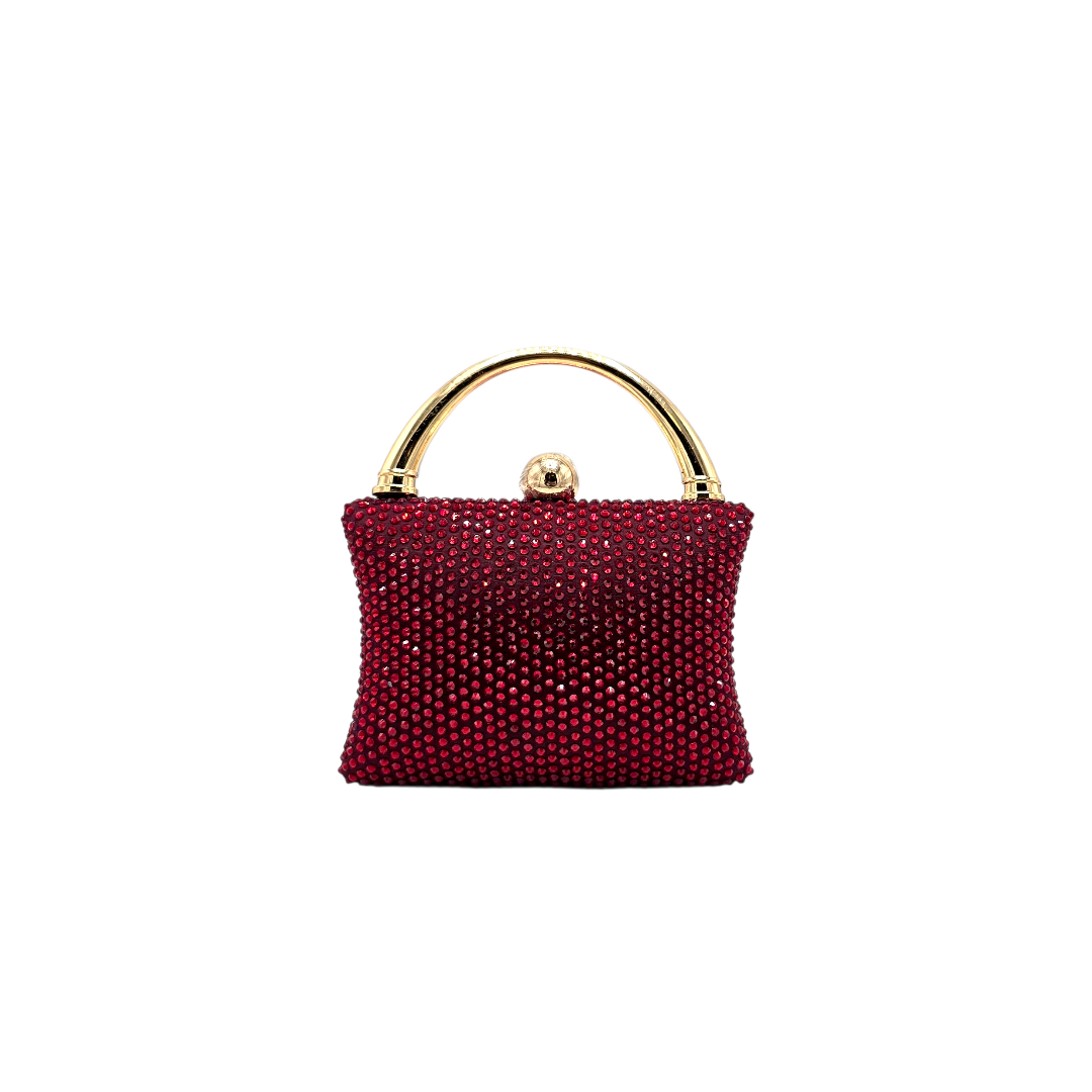 Mini Rhinestone Clutch - Fashion Vogue 