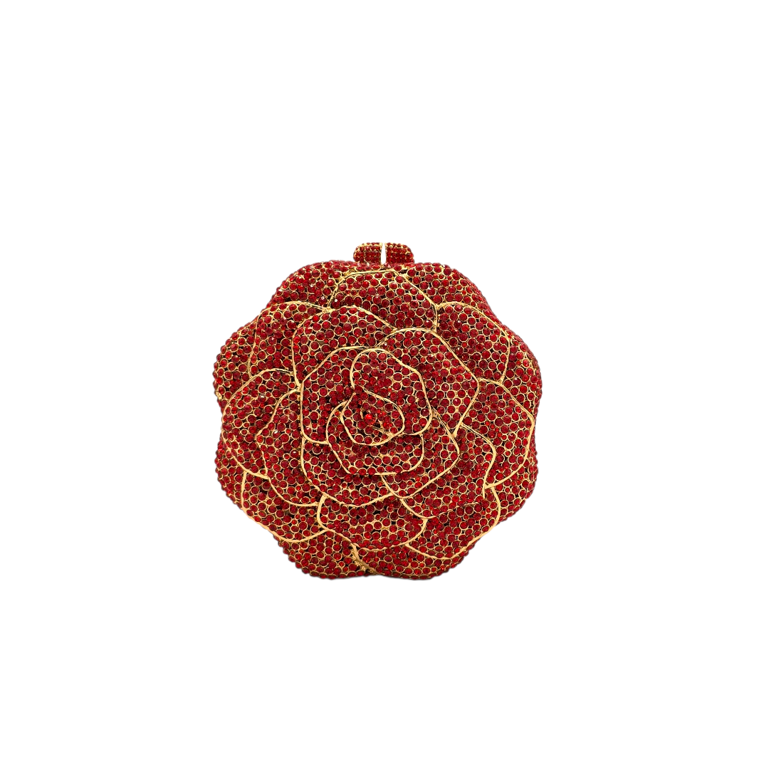 Mesmerizing Rose Clutch - AH003-0814 - Fashion Vogue 