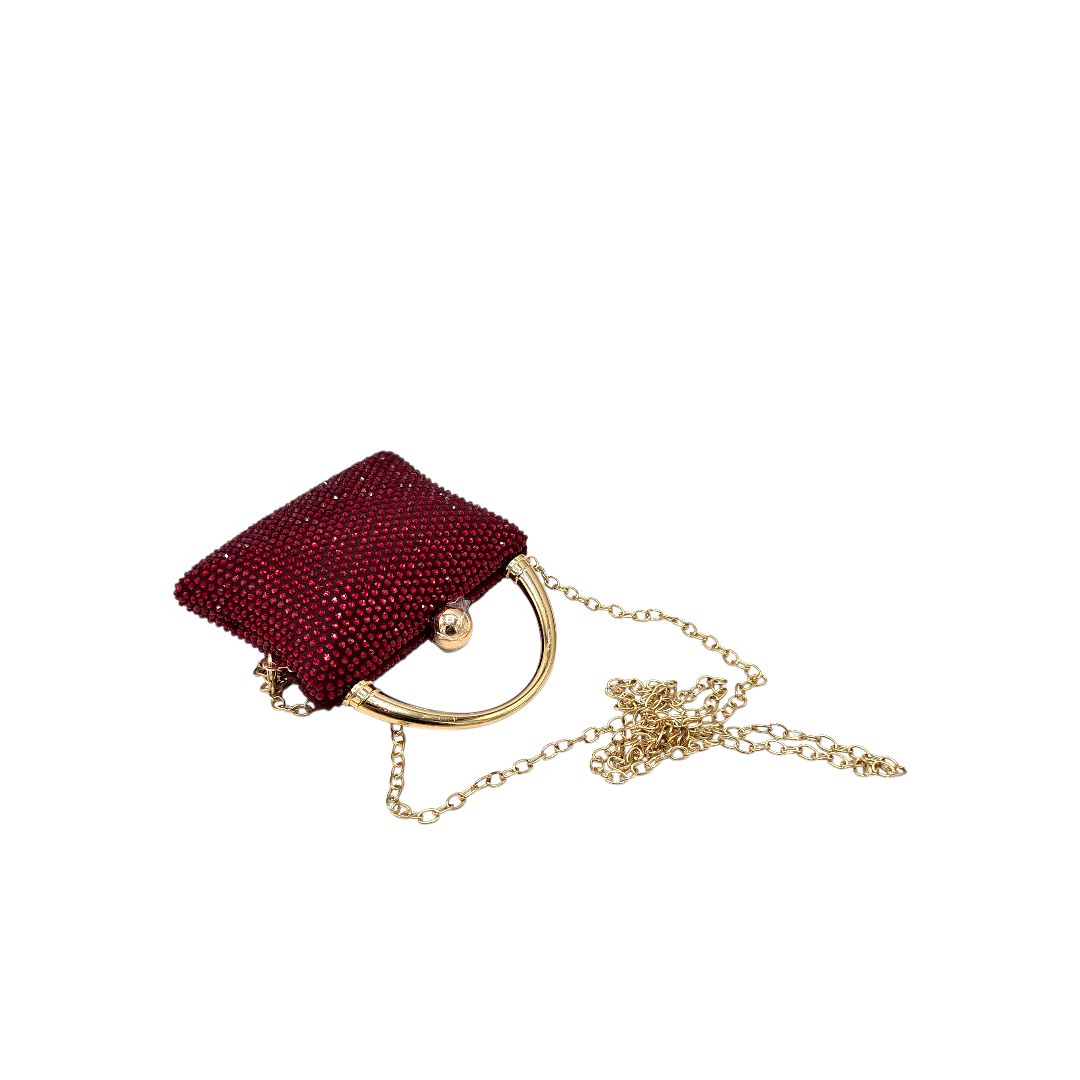 Mini Rhinestone Clutch - Fashion Vogue 