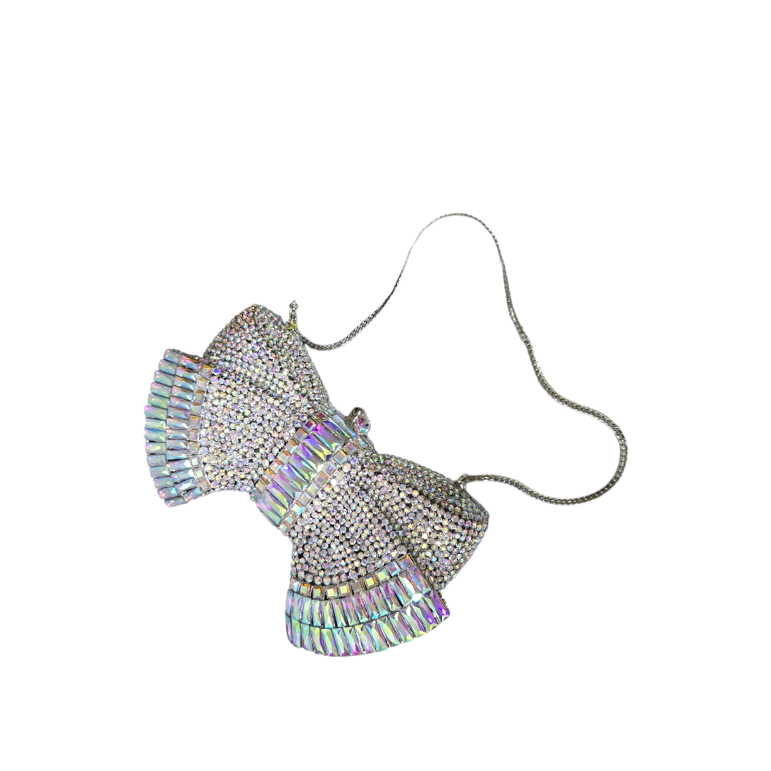 Crystal Bow Clutch -1899 - Fashion Vogue 