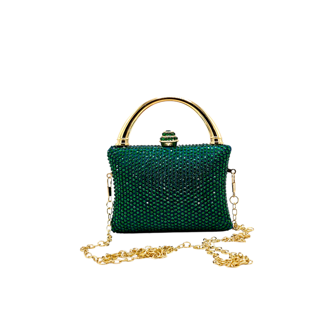 Mini Rhinestone Clutch - Fashion Vogue 