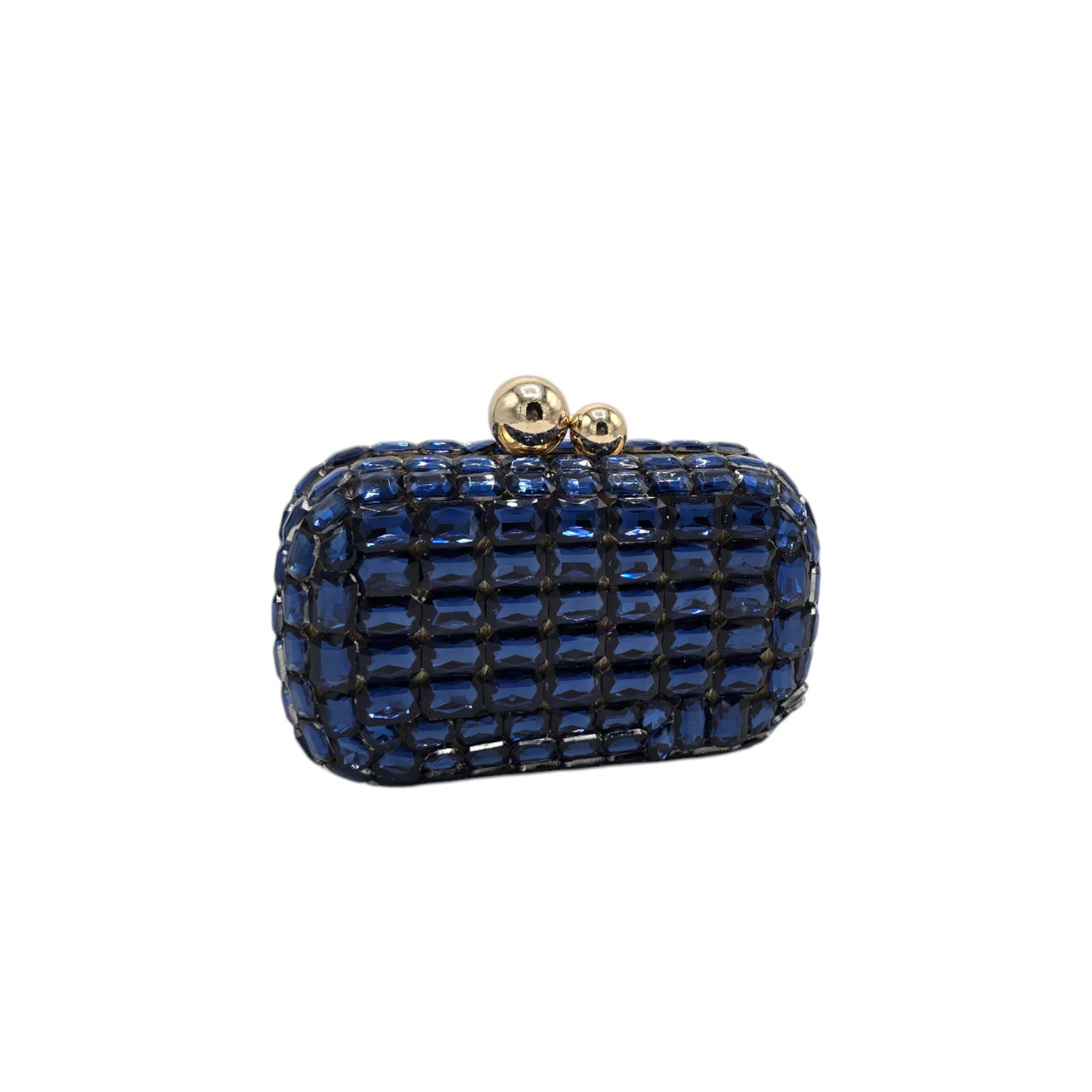 Blue Glass Stone Clutch - Fashion Vogue 