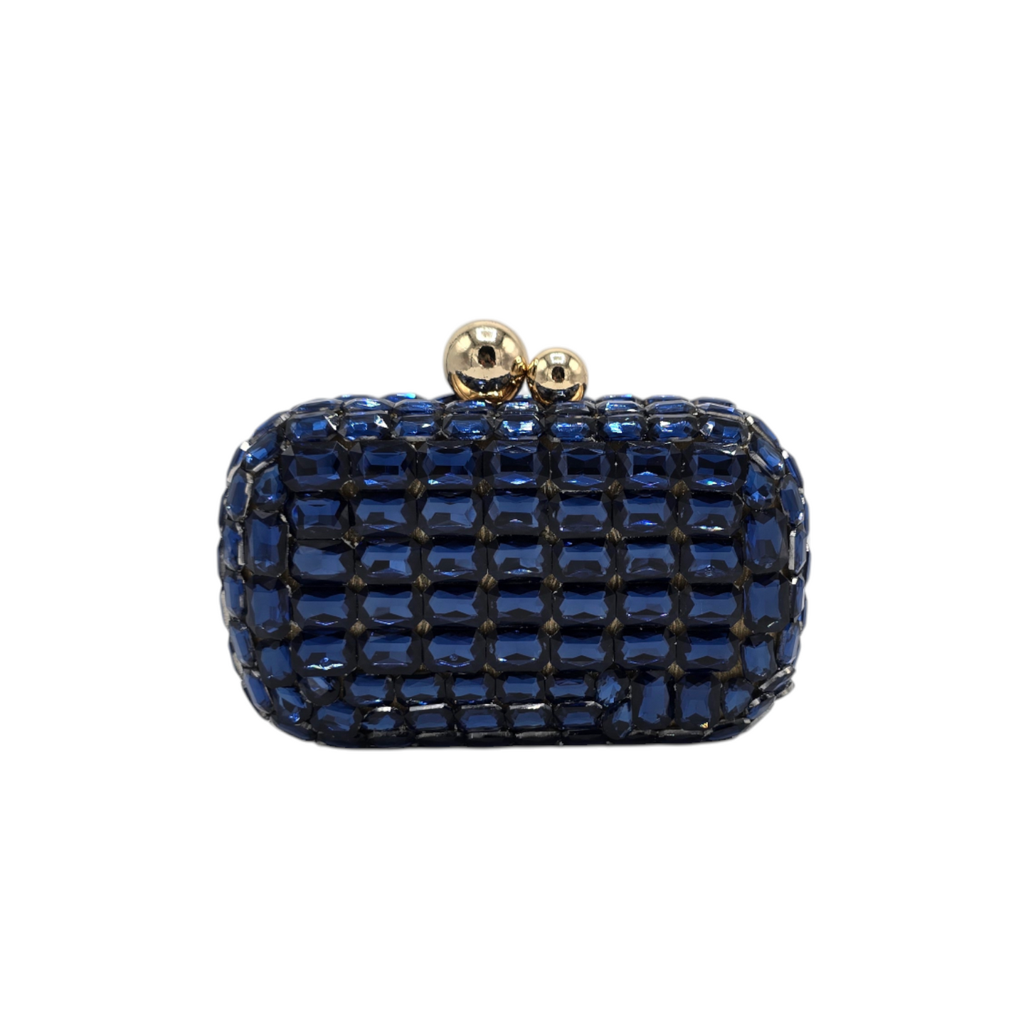 Blue Glass Stone Clutch - Fashion Vogue 