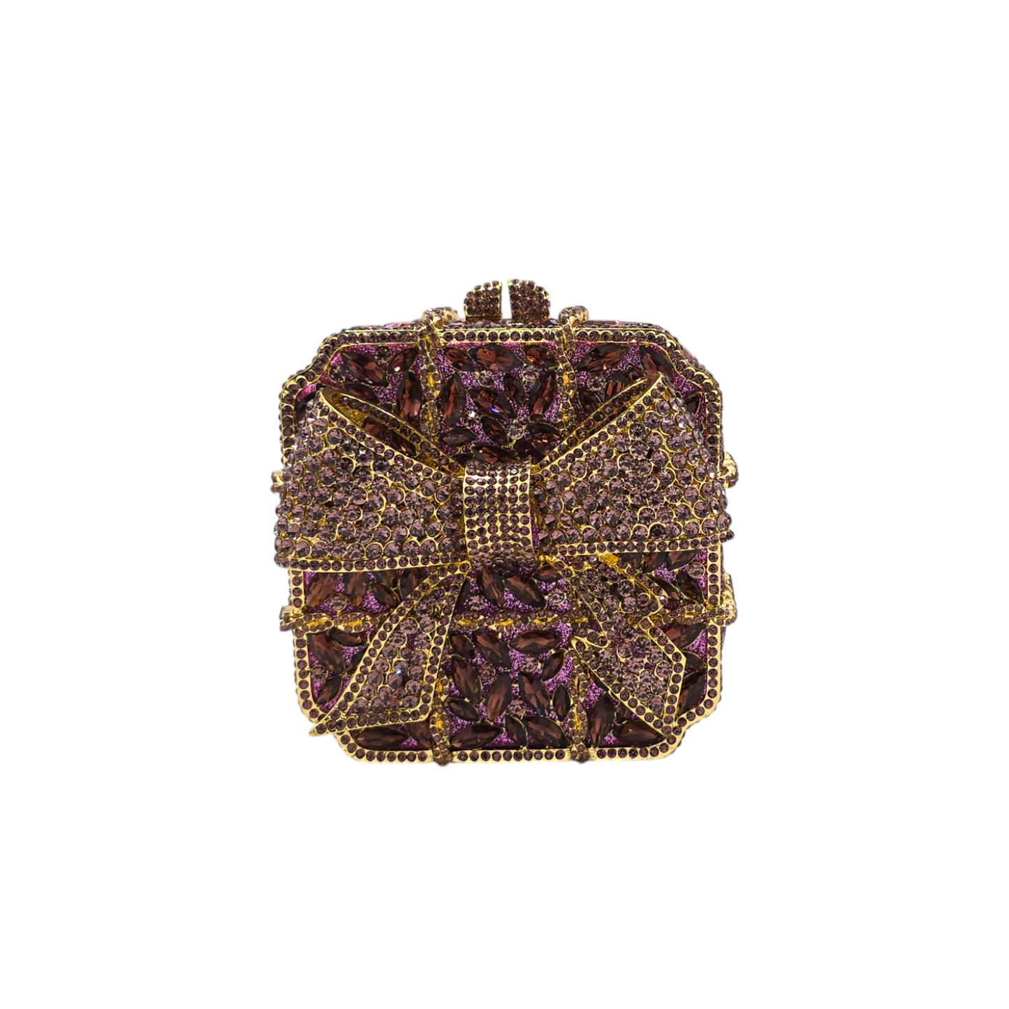 Bow Styled Box Clutch - Fashion Vogue 