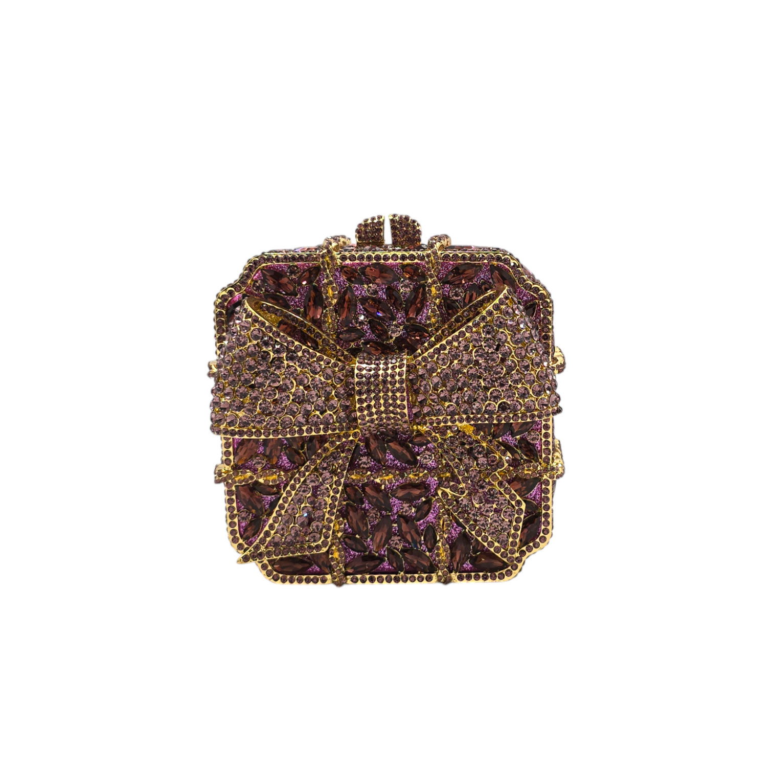 Bow Styled Box Clutch - Fashion Vogue 