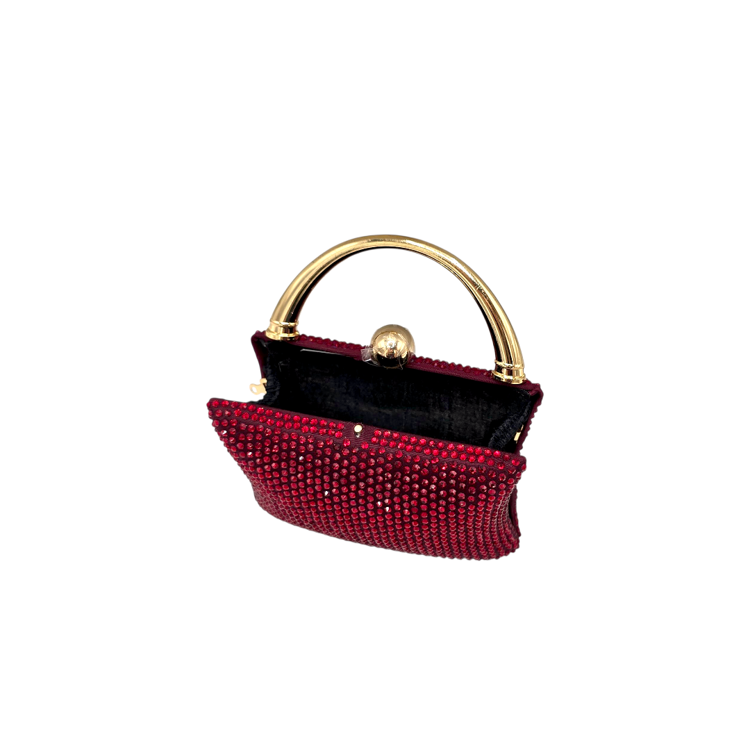 Mini Rhinestone Clutch - Fashion Vogue 