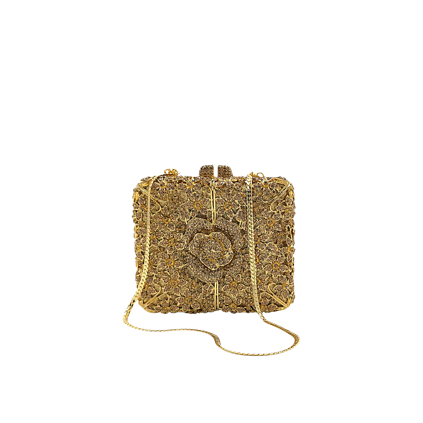 Square Rose Flower Clutch -1924 - Fashion Vogue 