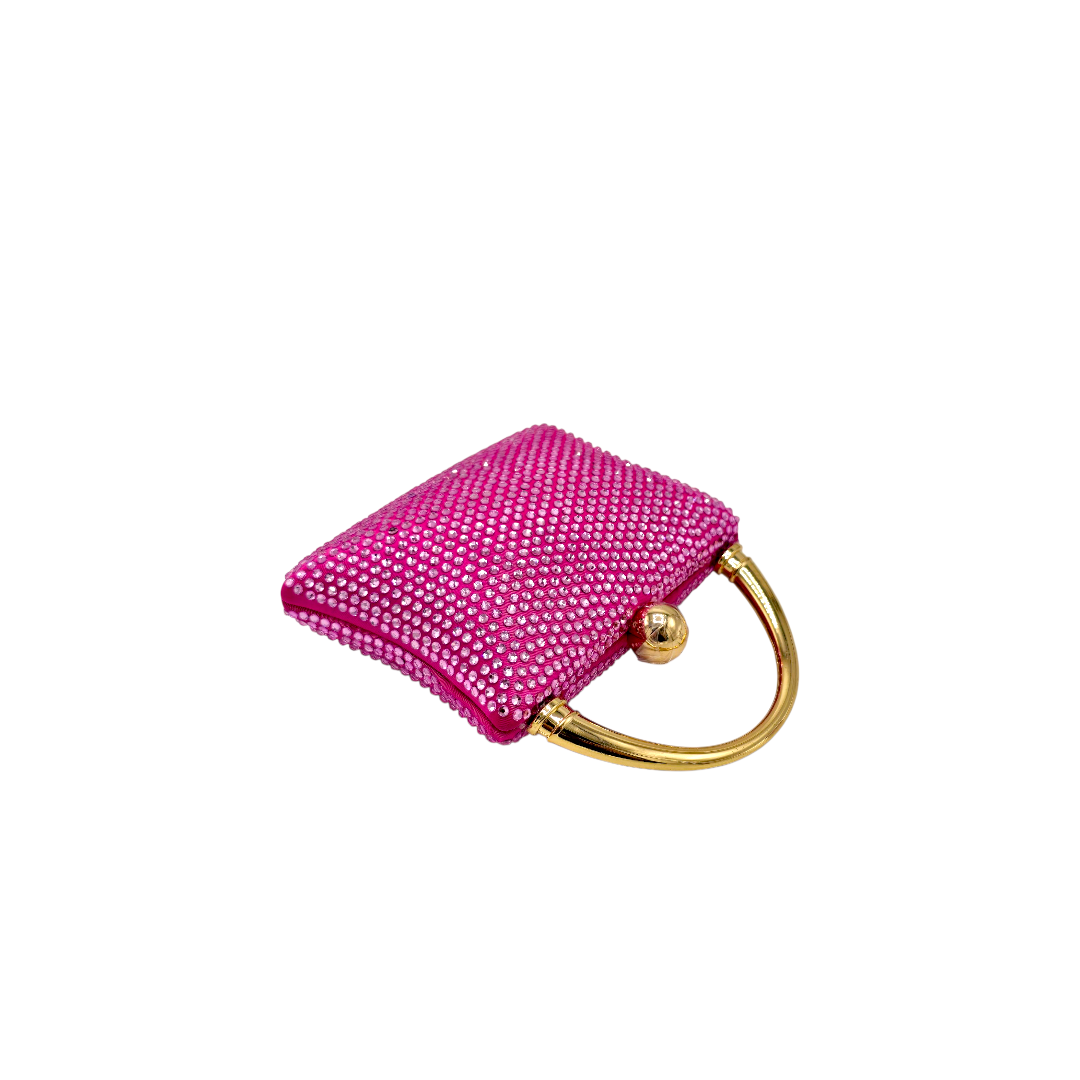Mini Rhinestone Clutch - Fashion Vogue 