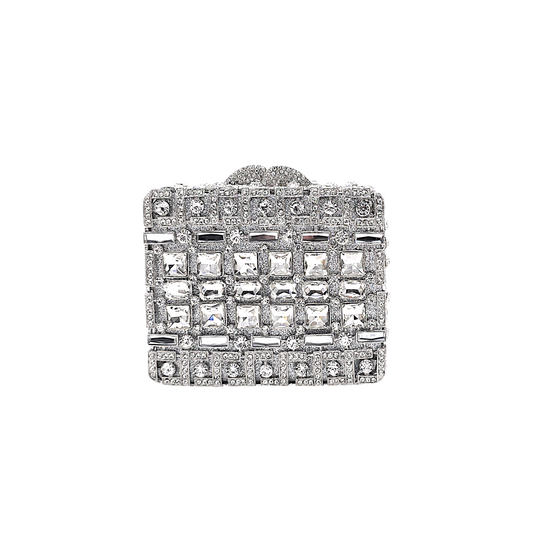 Crystal Square Clutch - Fashion Vogue 