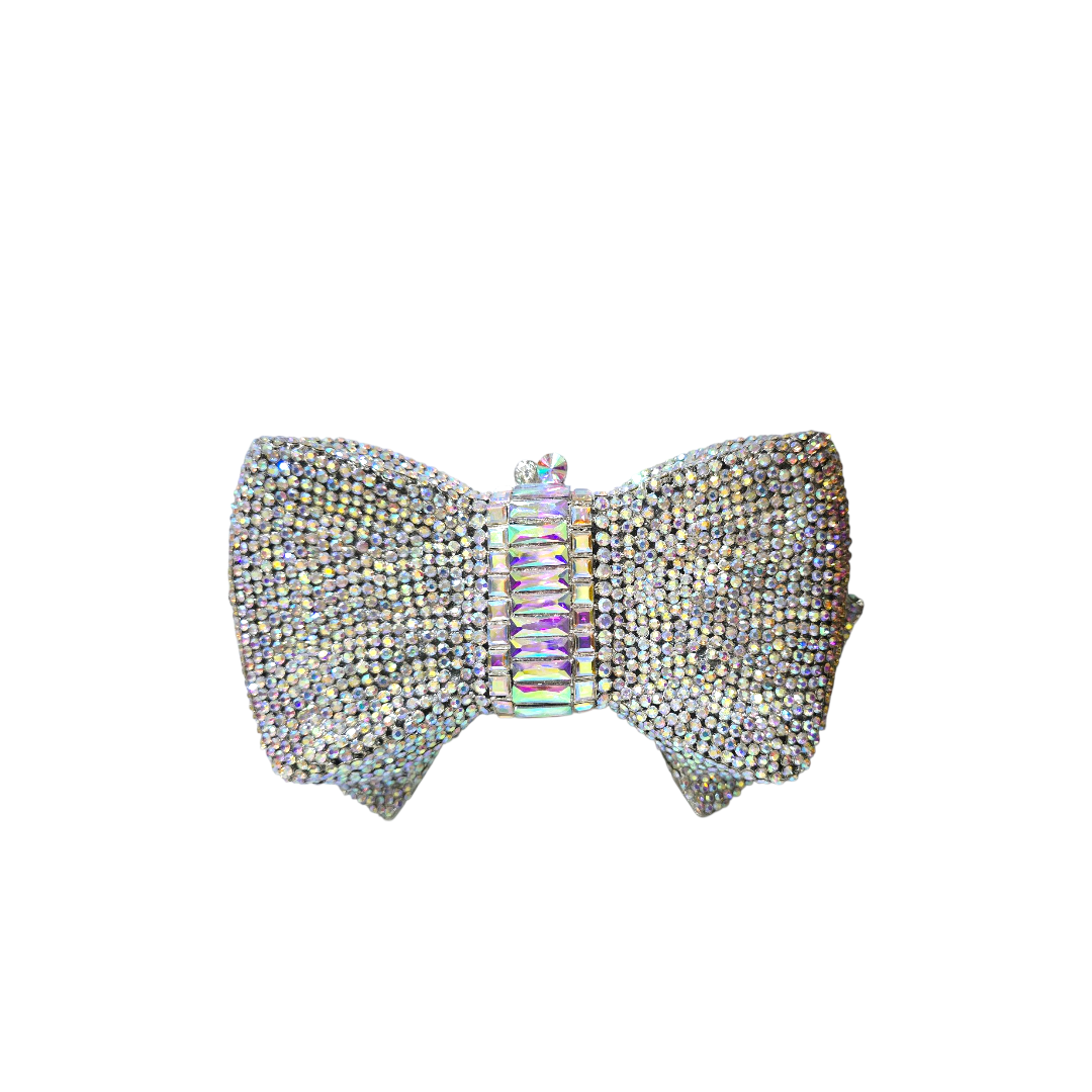 Crystal Bow Clutch -1899 - Fashion Vogue 
