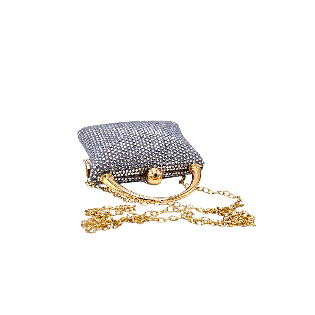 Mini Rhinestone Clutch - Fashion Vogue 