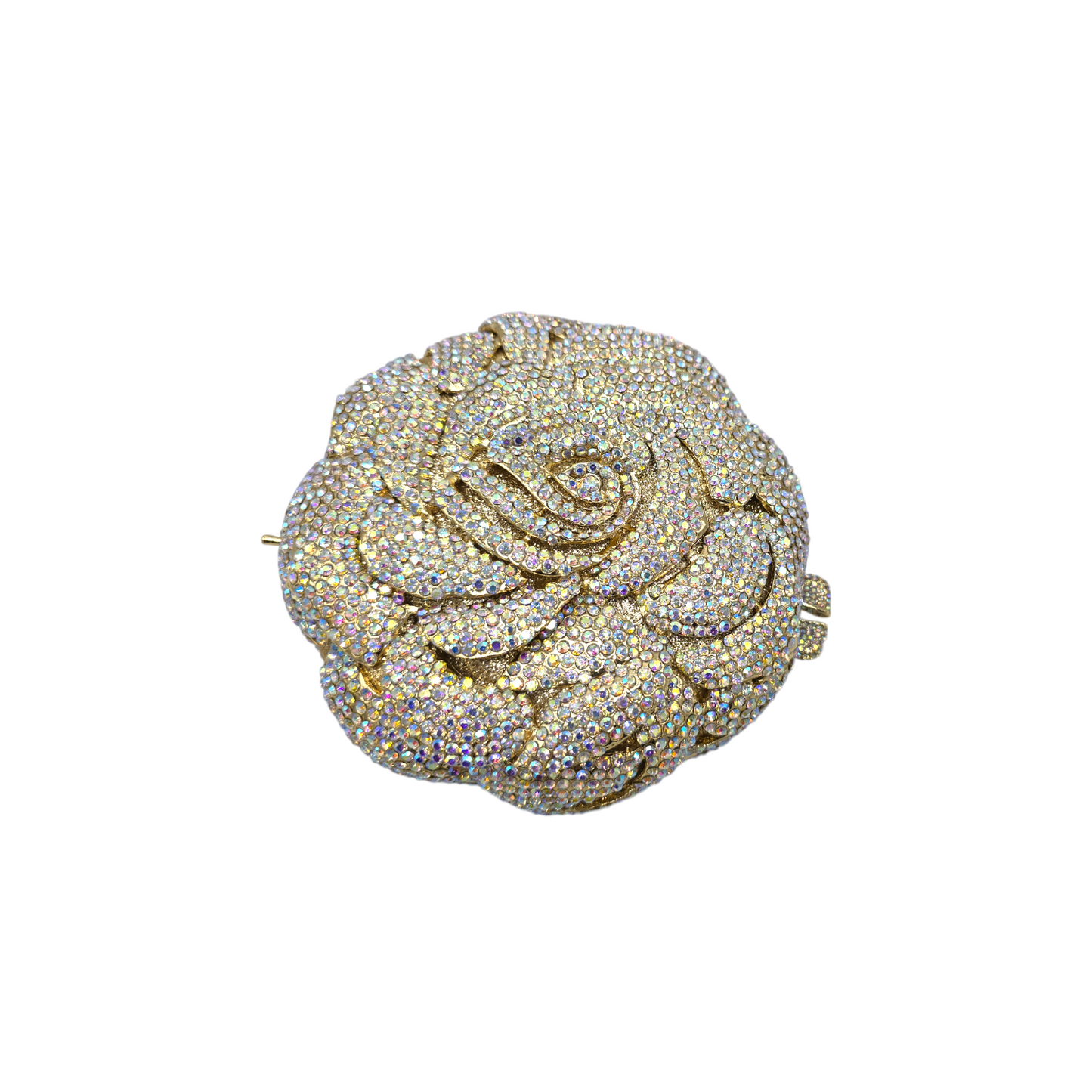 Exquisite Round Flower Clutch - Fashion Vogue 
