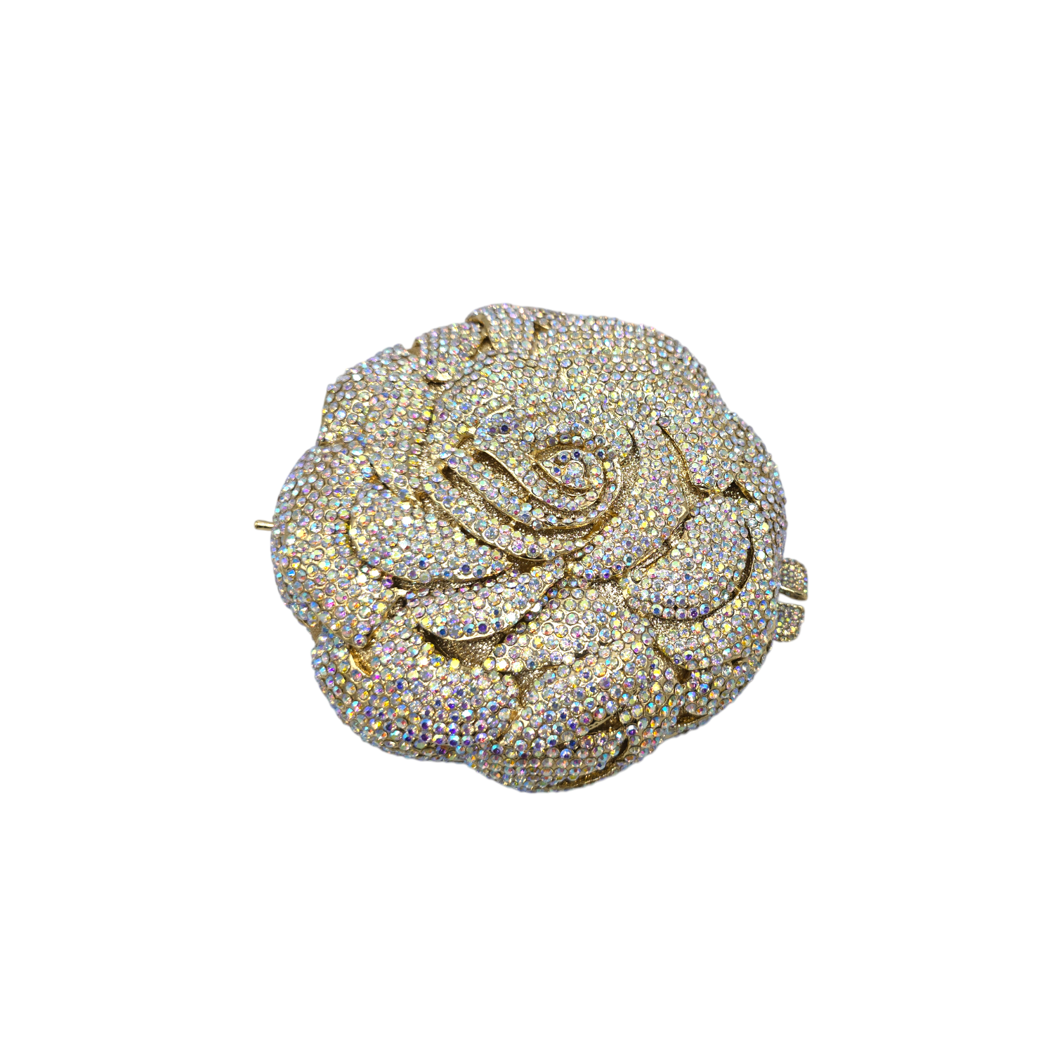Exquisite Round Flower Clutch - Fashion Vogue 
