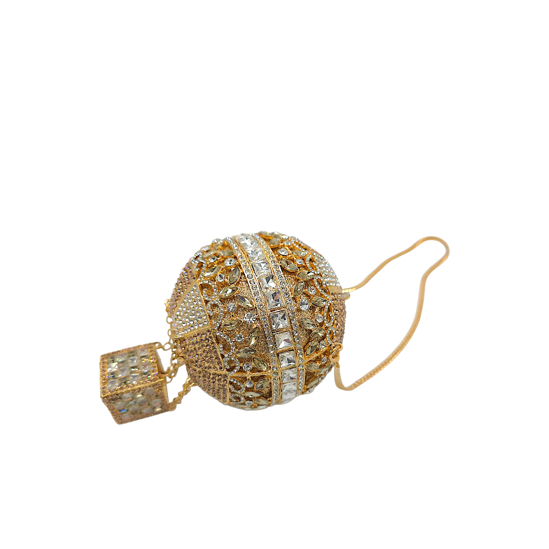 Hot Air Balloon Rhinestone Clutch - Fashion Vogue 
